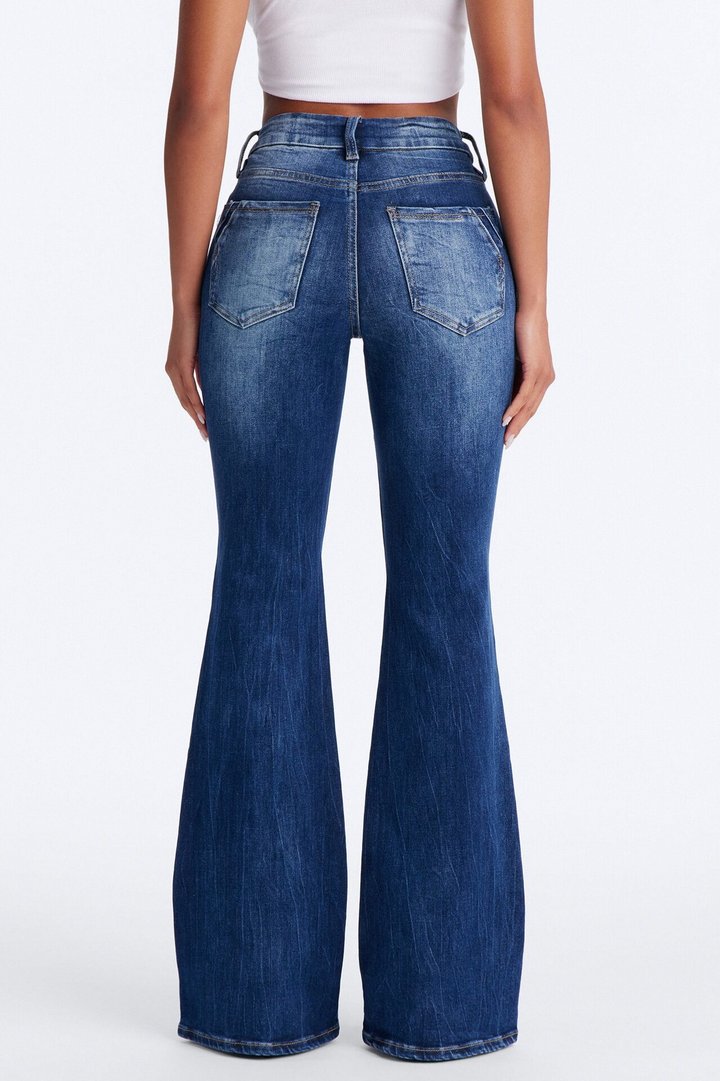 Classic Drift Stretch Flare Jeans - Medium Wash