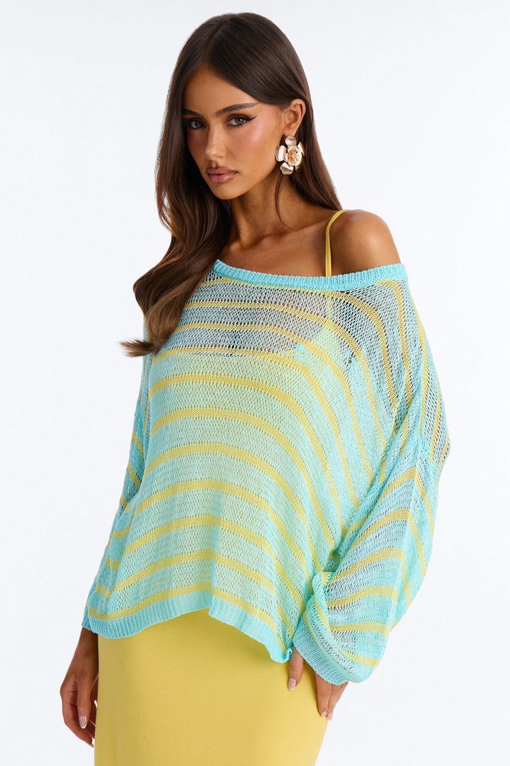 No Rush 2 Piece Maxi Dress Set - Yellow/combo
