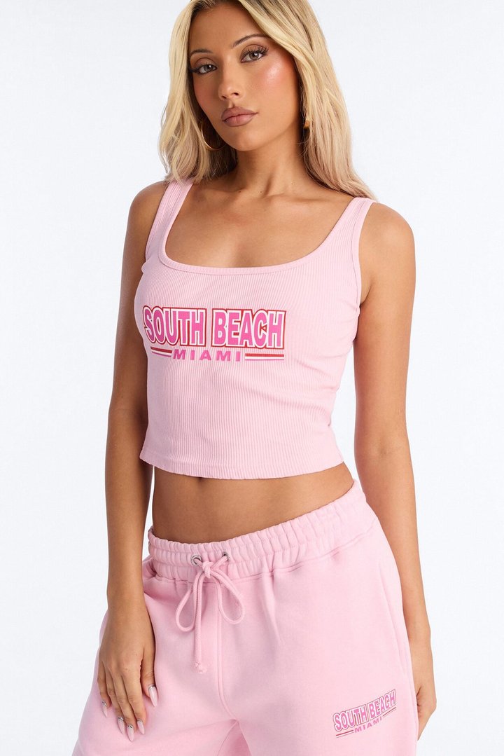 South Beach Miami Pant Set - Pink
