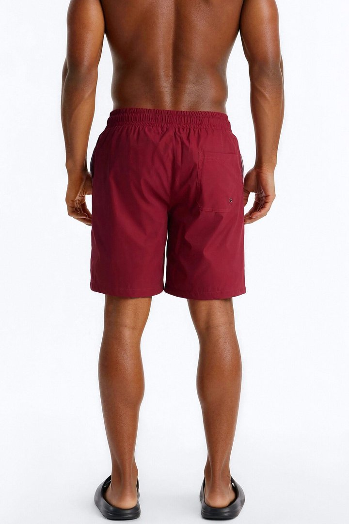 Scarface Vice Paradise Swim Trunk 7″ - Red