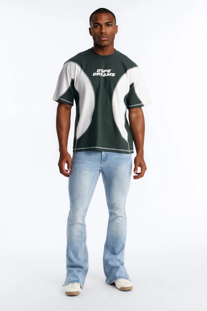 Dope Dreams Color Block Jersey - Green