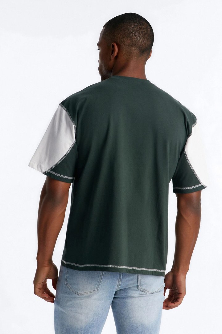 Dope Dreams Color Block Jersey - Green