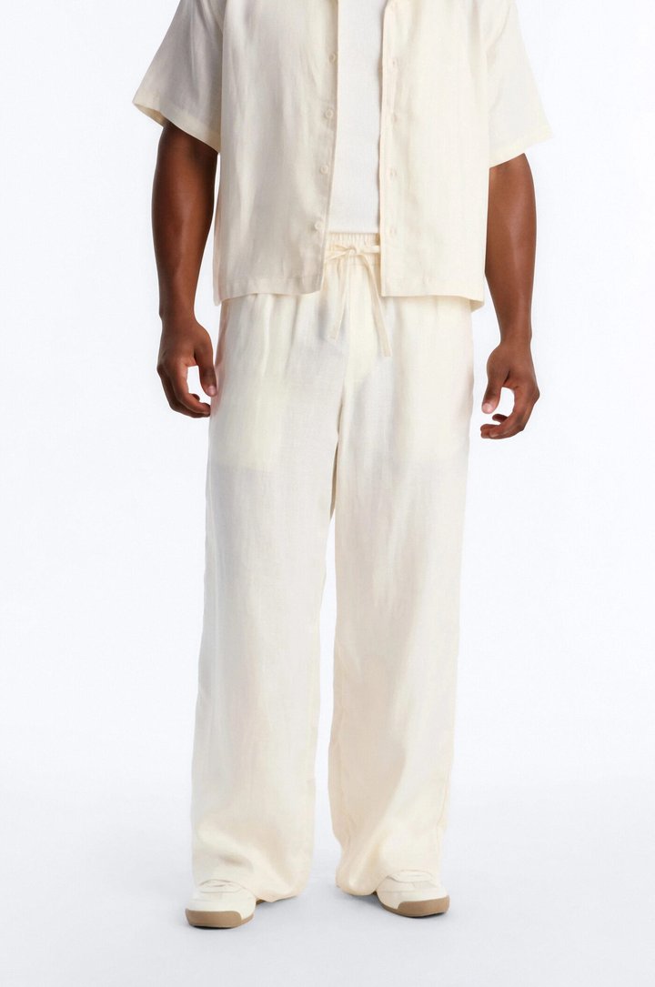 Wide Leg Wastelander Pant - Cream