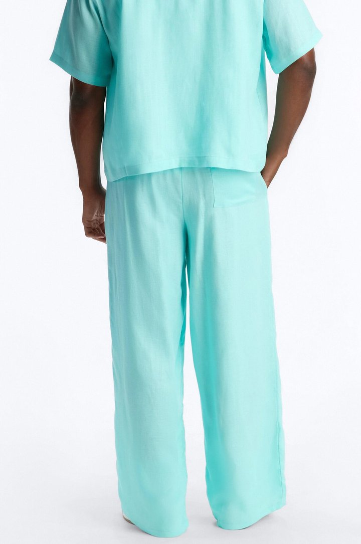 Wide Leg Wastelander Pant - Turquoise