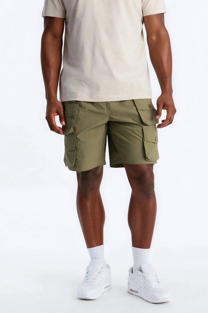 Multipocket Love Cargo Short - Olive