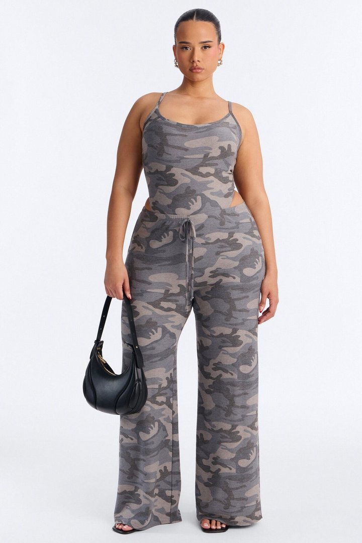 Jordan Camo Bodysuit Pant Set - Olive/combo