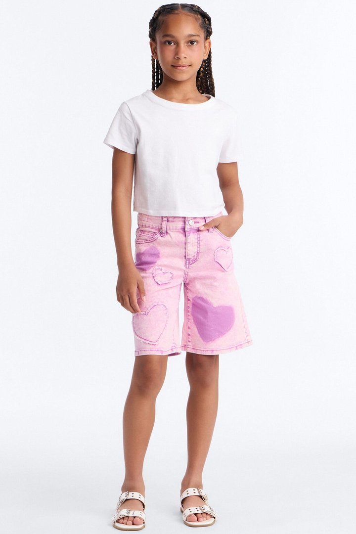 Mini Just Because Jorts - Lilac