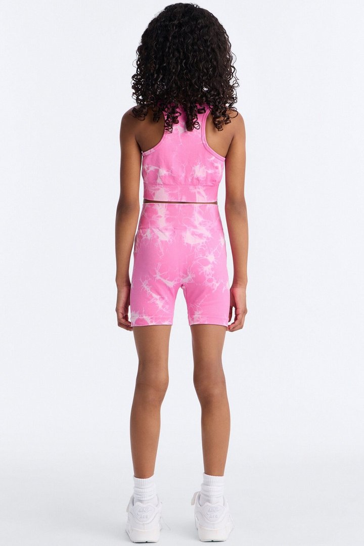 Mini Cassie Seamless Short Set - Pink