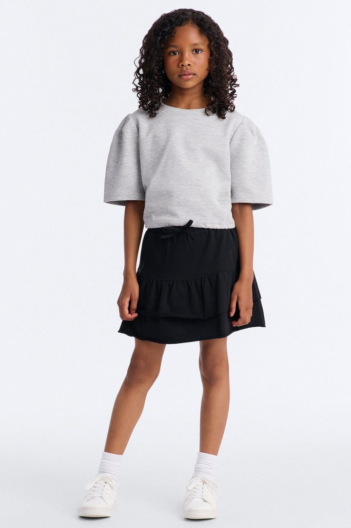 Mini Bright Ideas Ruffle Mini Skort - Black