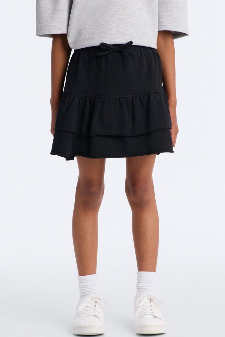 Mini Bright Ideas Ruffle Mini Skort - Black