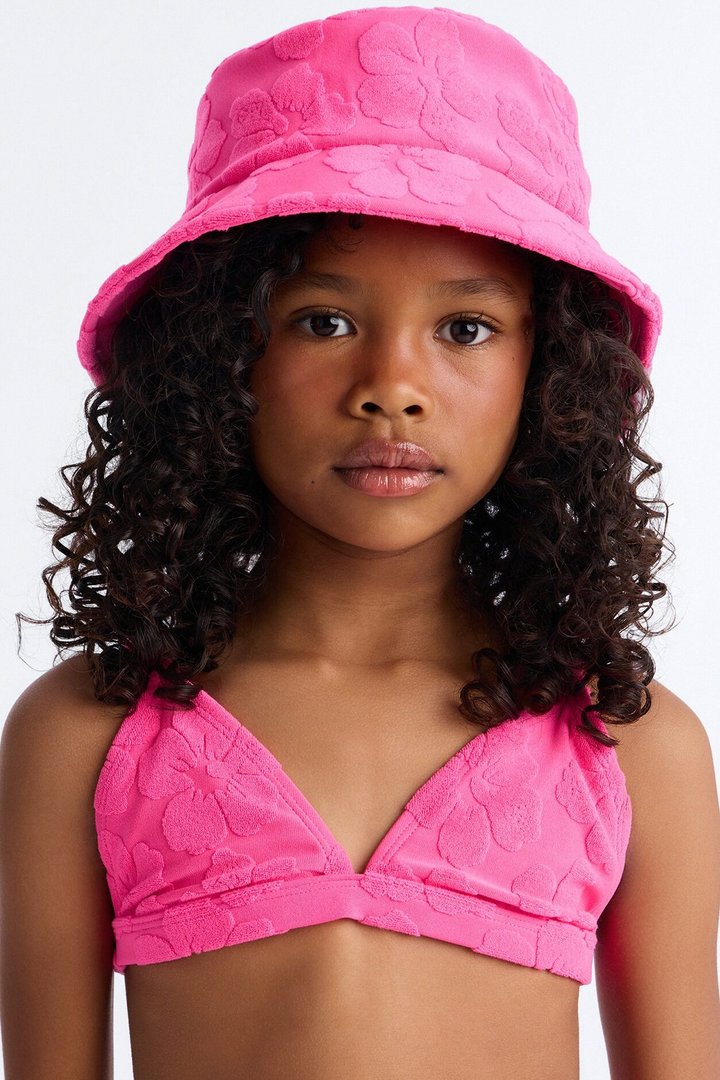 Mini Joan 4 Piece Bikini Set - Hot Pink