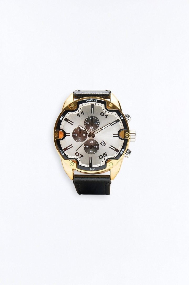 Titan Chronograph Watch - Black/combo