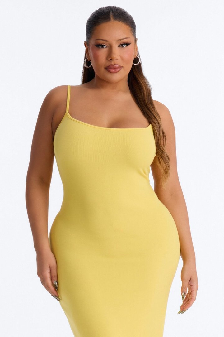 No Rush 2 Piece Maxi Dress Set - Yellow/combo