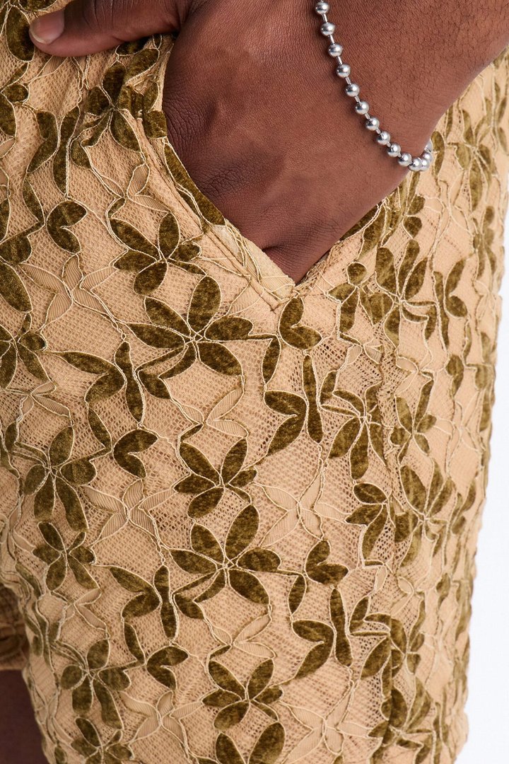 Cabo Canopy Relaxed Short - Tan/Multi