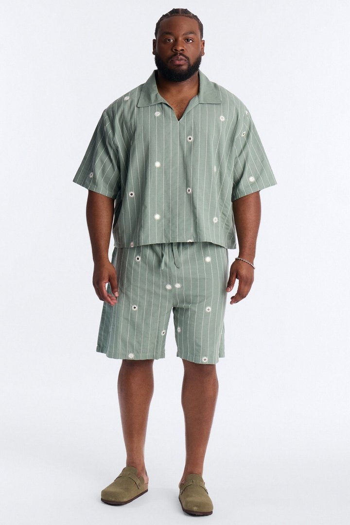 Relaxed Mirror Mirage Polo - Olive
