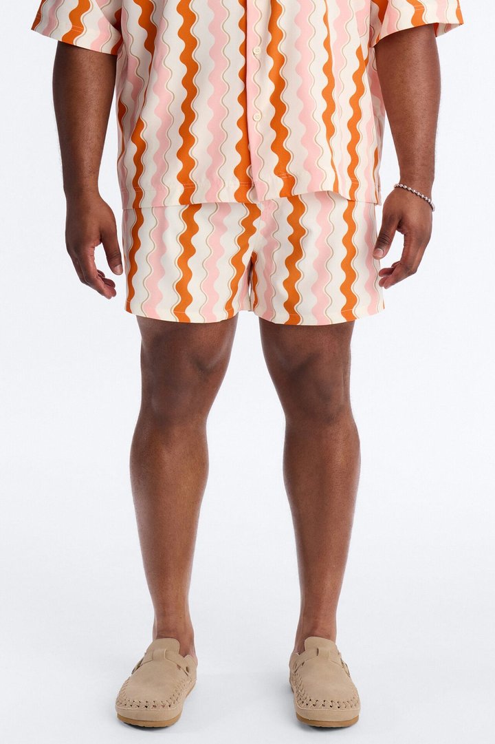 Good Vibrations Swim Trunk 4″ - Multi Color