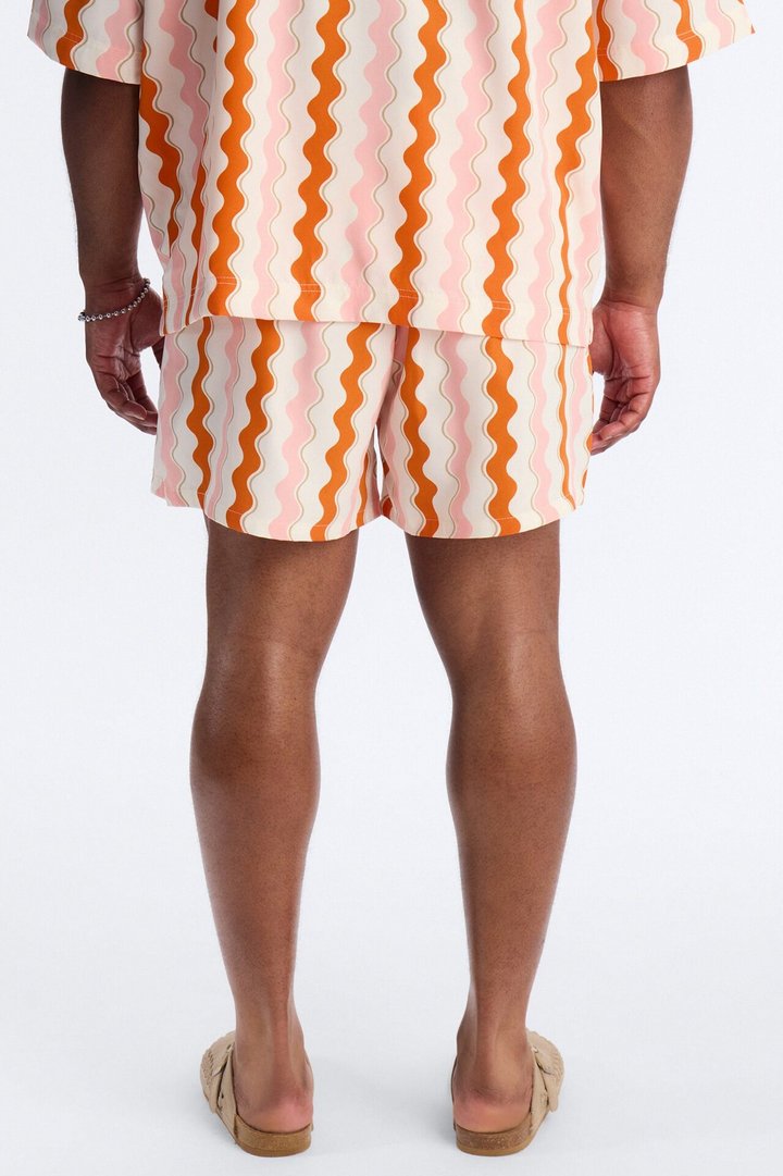 Good Vibrations Swim Trunk 4″ - Multi Color
