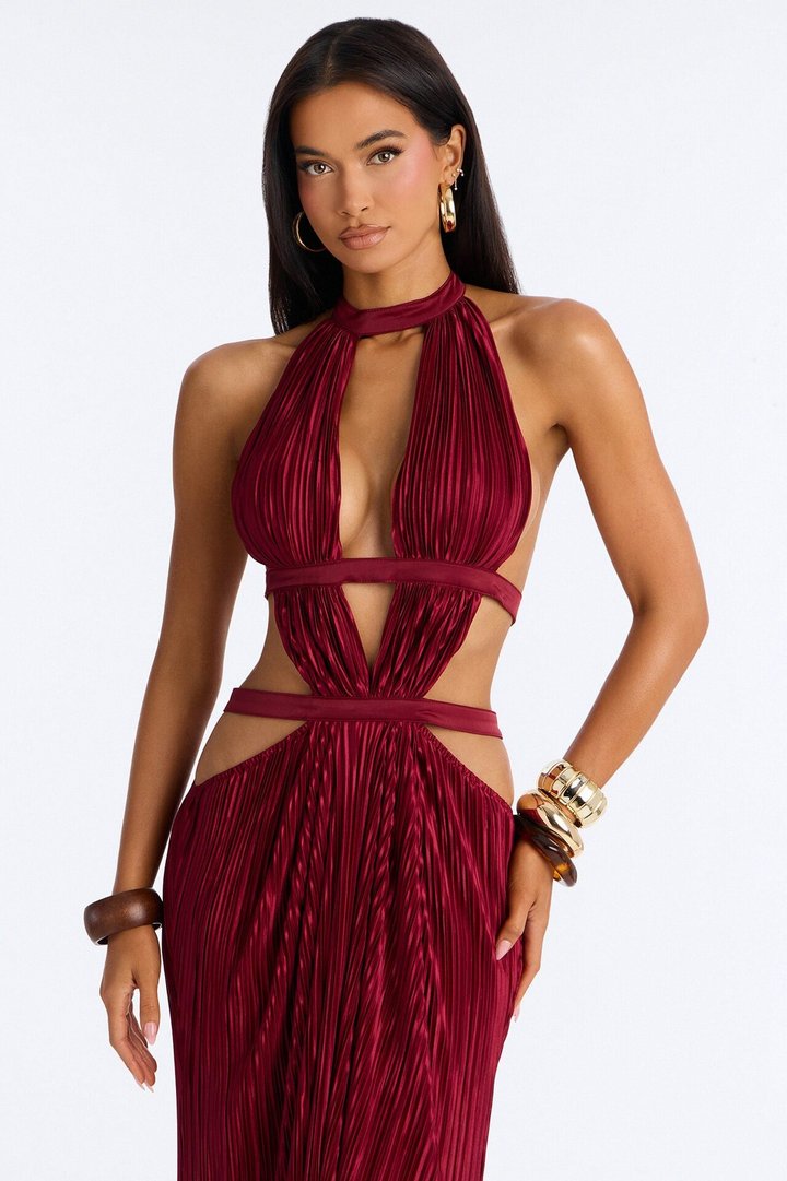 Simply Exclusive Maxi Dress - Red