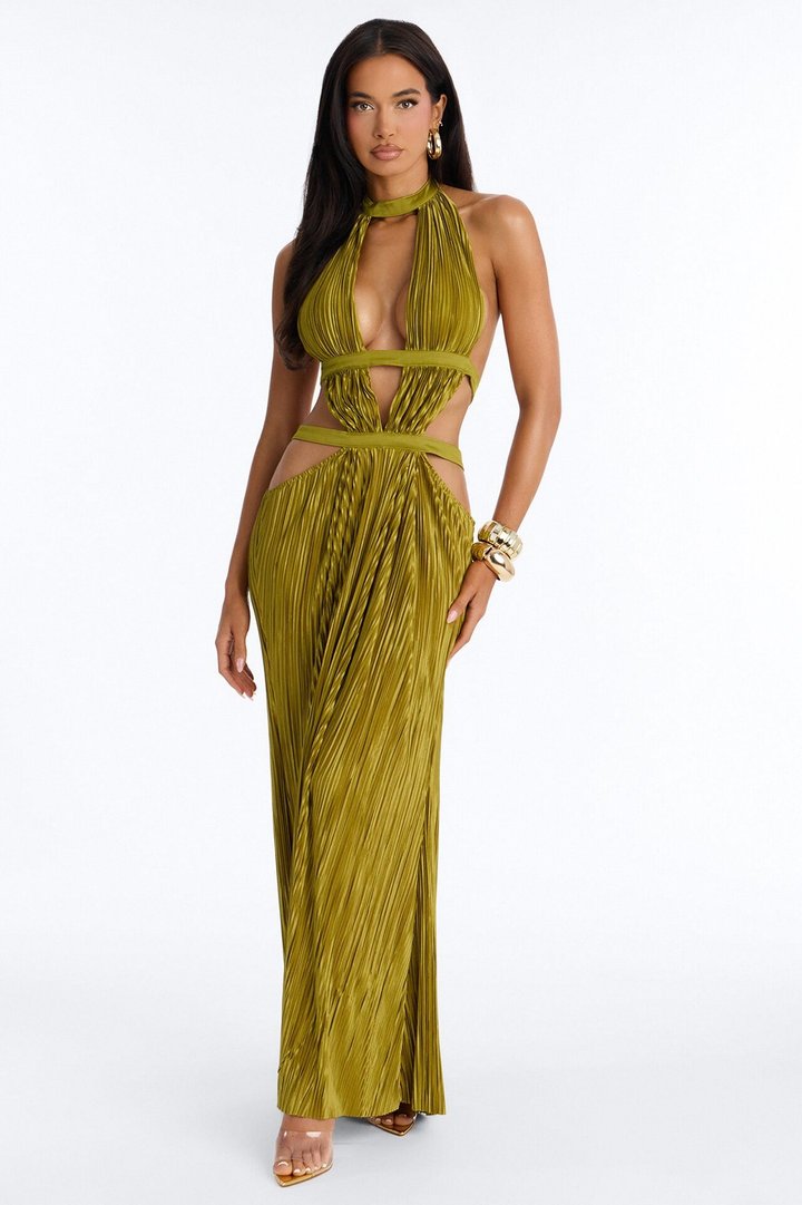 Simply Exclusive Maxi Dress - Chartreuse