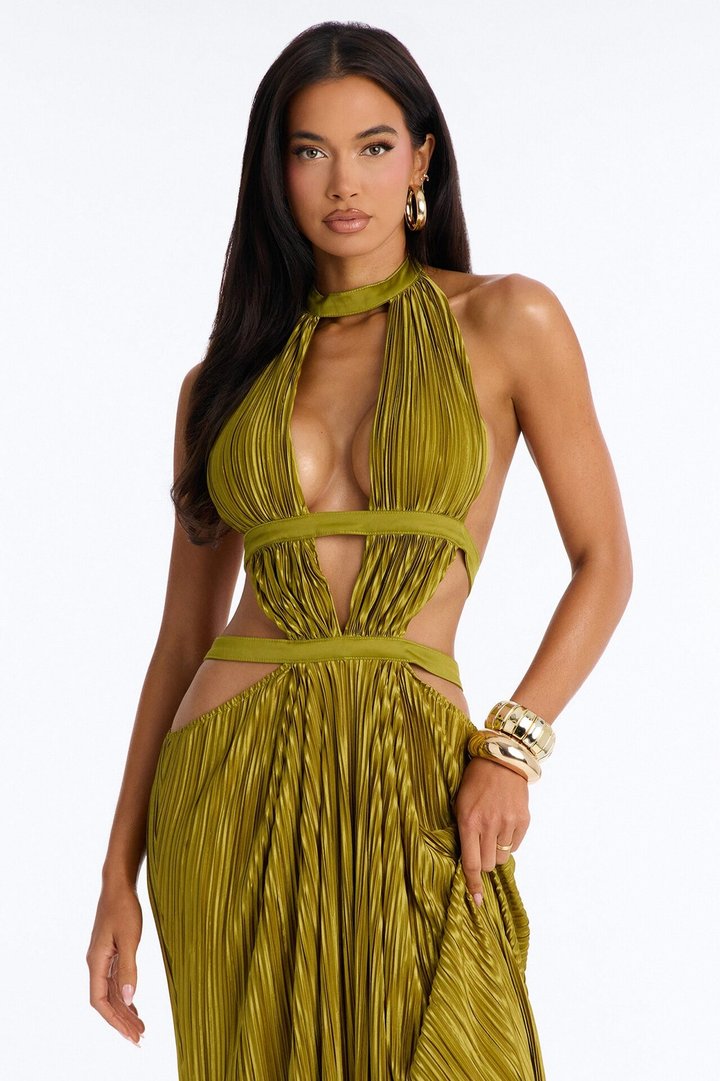 Simply Exclusive Maxi Dress - Chartreuse