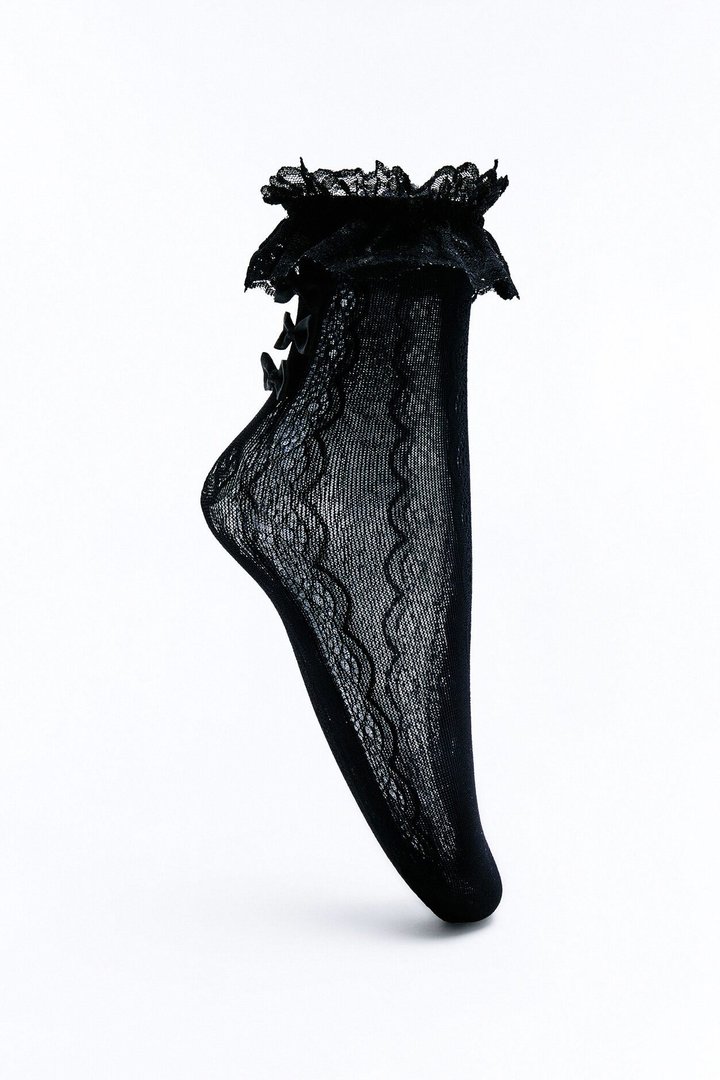 Mini Coquette Socks - Black