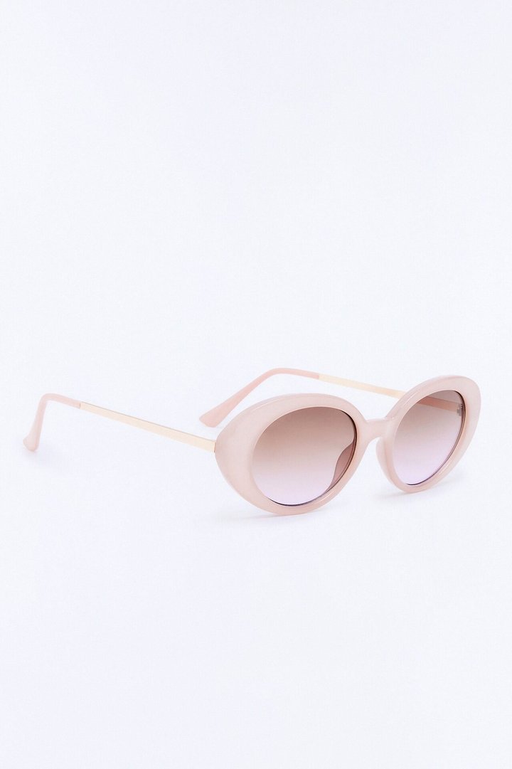 Got You Thinking Of Me Sunglasses - Nude
