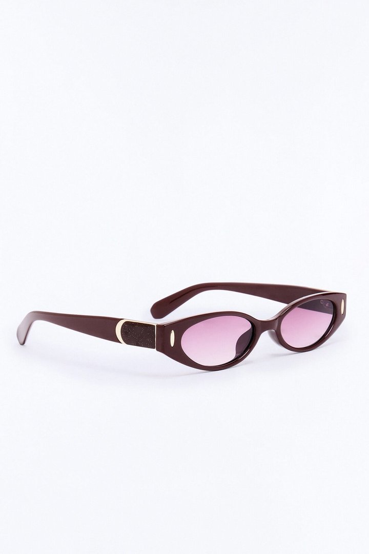 Sprinkle Sprinkle Sunglasses - Burgundy