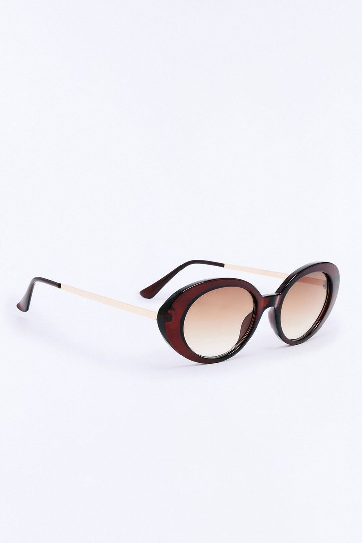 Got You Thinking Of Me Sunglasses - Brown