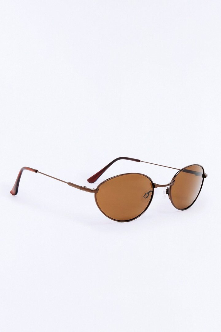 Sporty Chic Girl Sunglasses - Dark Brown