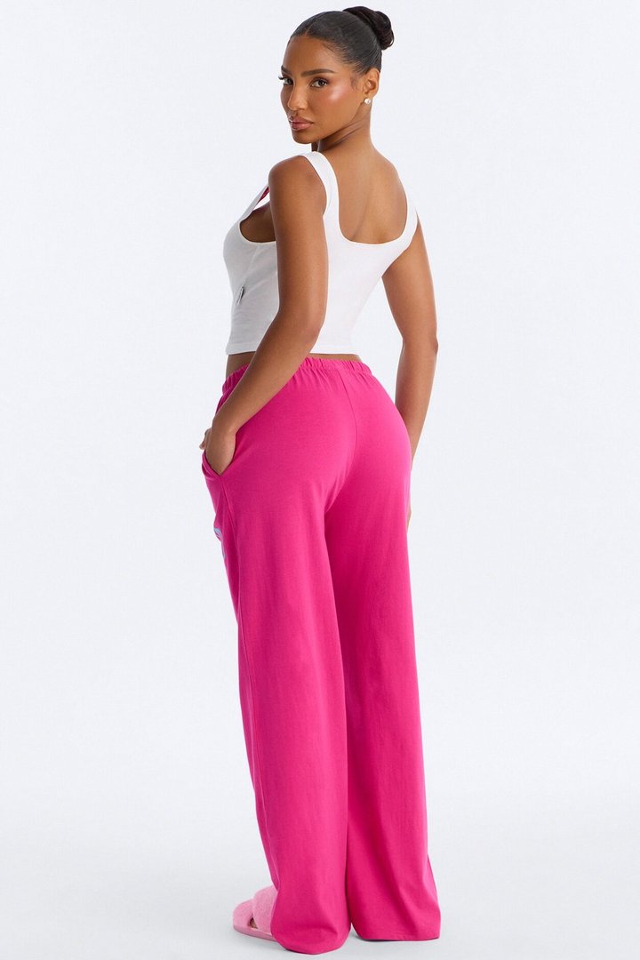 Von Dutch Roll The Dice PJ Pant Set - Magenta/combo