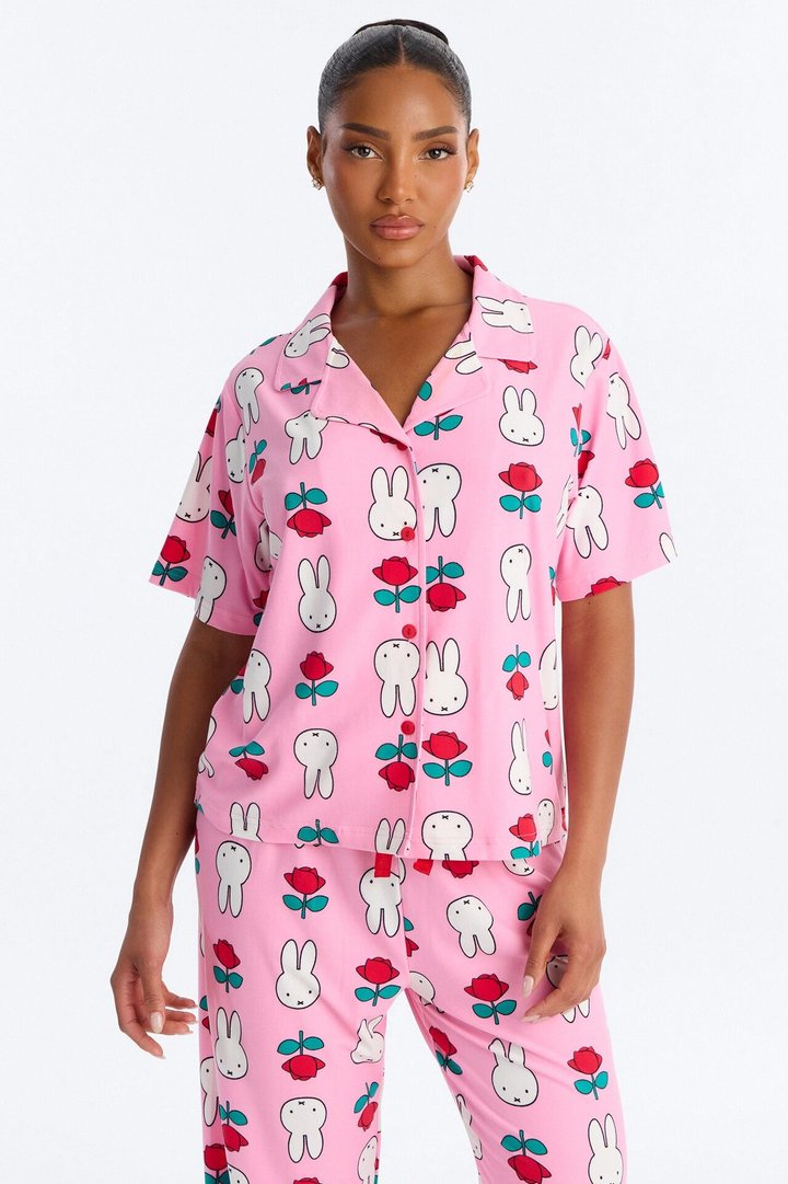 Miffy's Tulips PJ Pant Set - Pink/combo