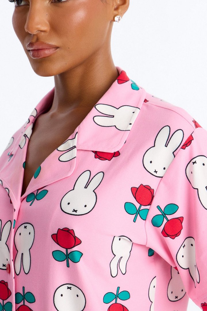Miffy's Tulips PJ Pant Set - Pink/combo