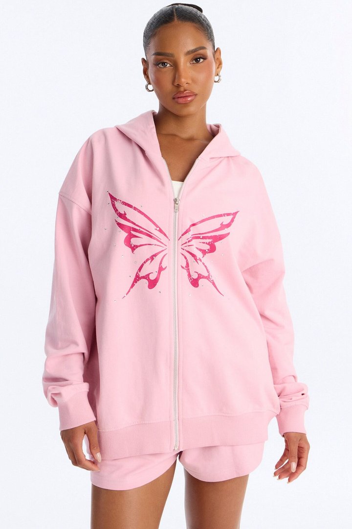 Butterfly Effect Short Set - Pink