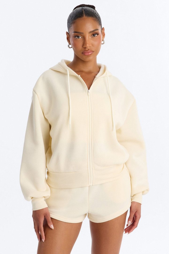 Bride To Be Fleece Short Set - White/Pink