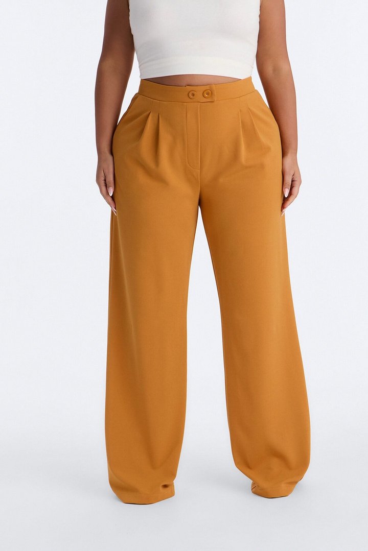 Tall Feeling Focused Trouser - Mustard