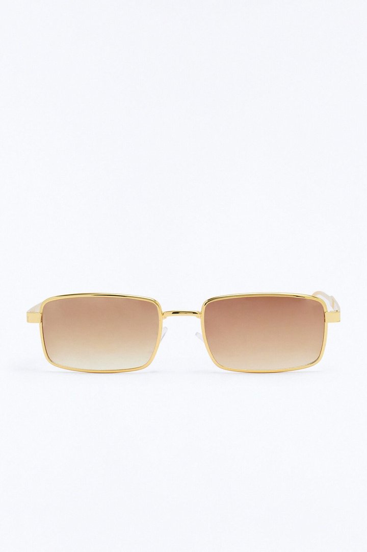 Fairfax Blvd Sunglasses - Gold/Brown