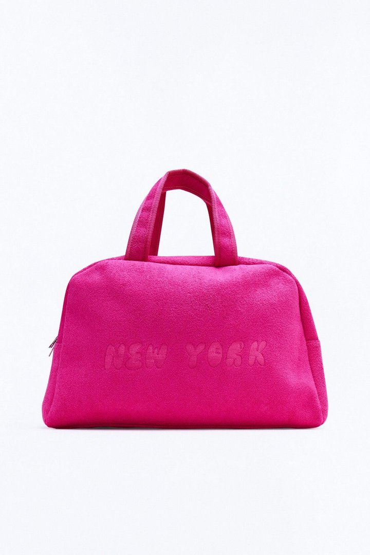 NY Vacation Tote - Hot Pink