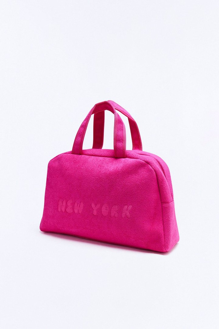 NY Vacation Tote - Hot Pink