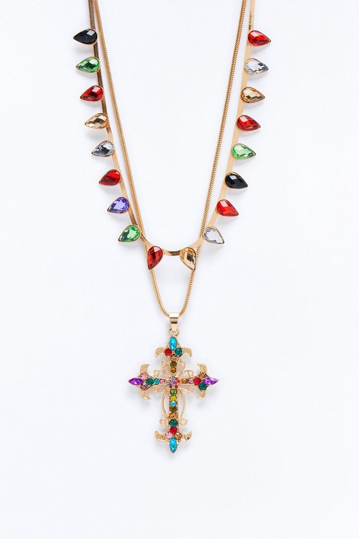 Harmony Layered Necklace - Multi Color