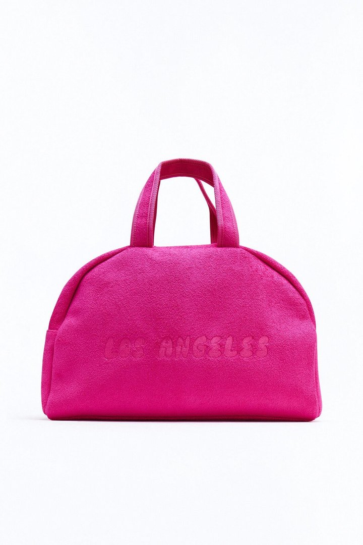 LA Vacation Tote - Hot Pink