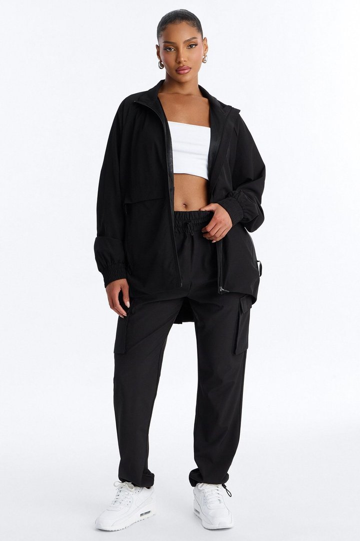 The Early Shift Scrub Jacket - Black