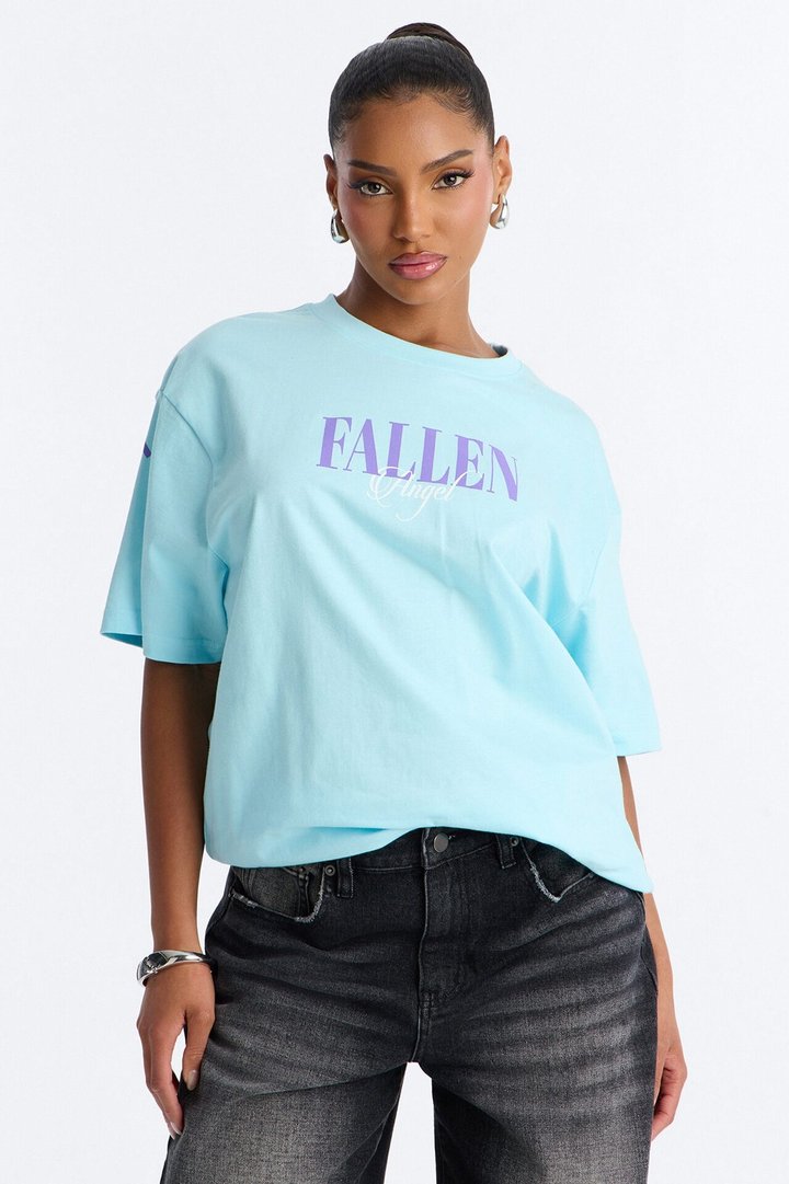 Fallen Angel Tee - SkyBlue