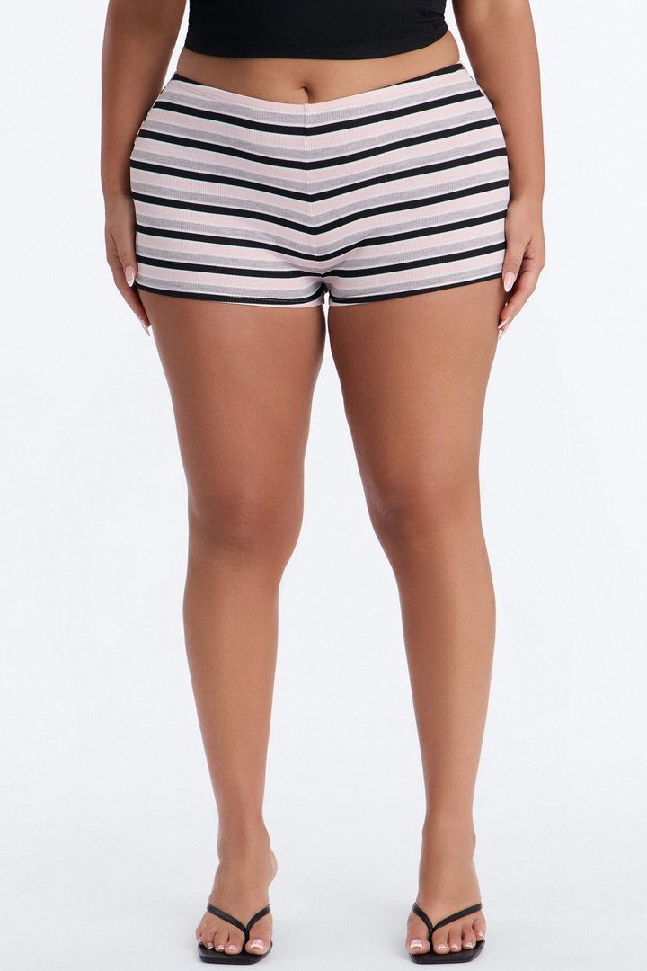 Tatum Striped Hot Short - Pink/combo