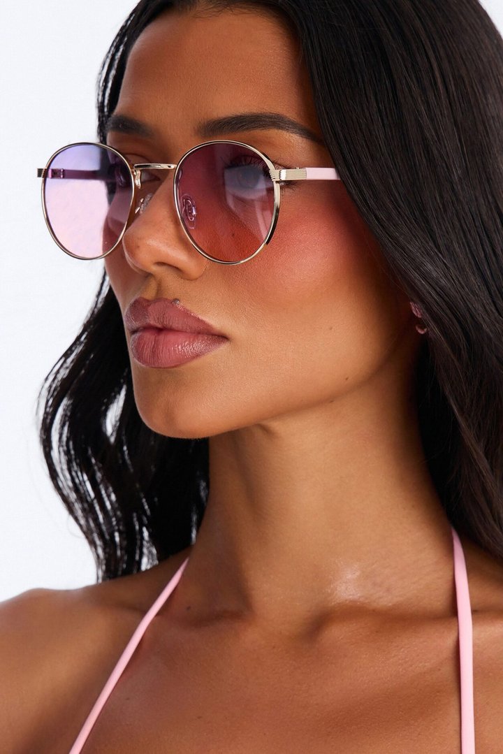 Angel Eyes Sunglasses - Pink/combo