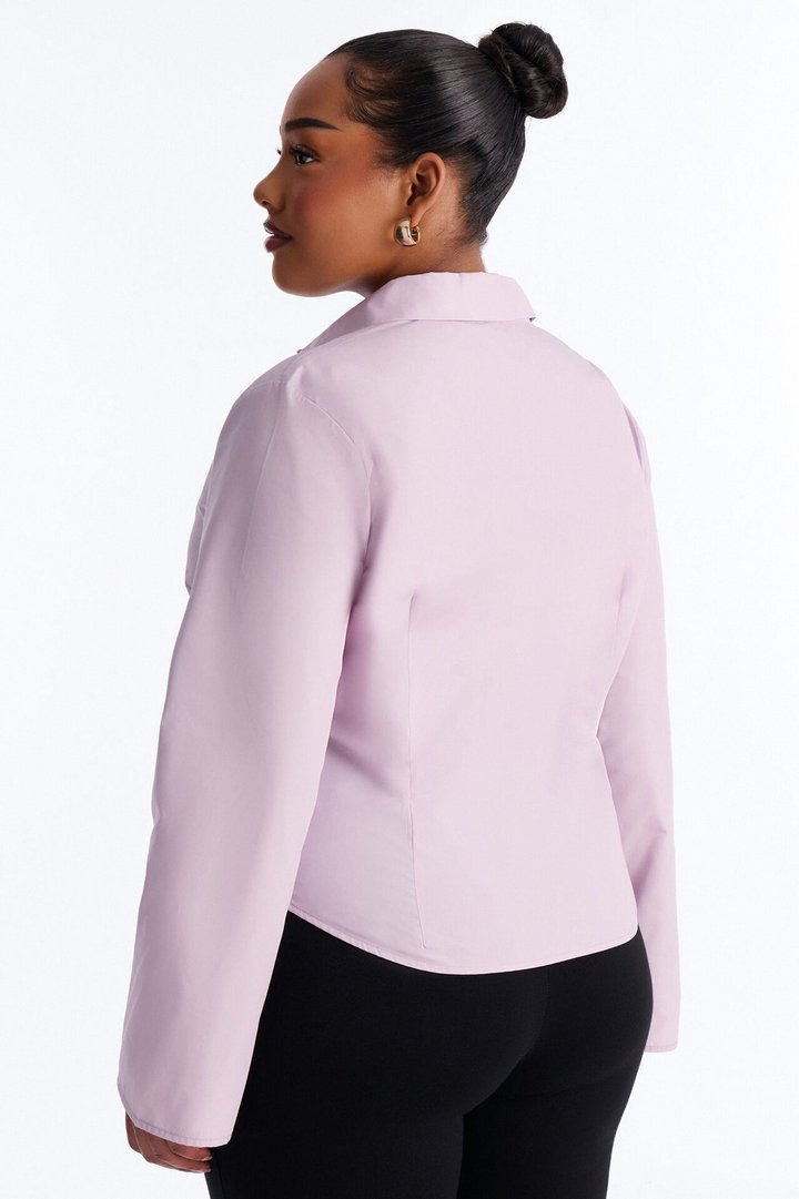 Morgan Poplin Shirt - Lilac