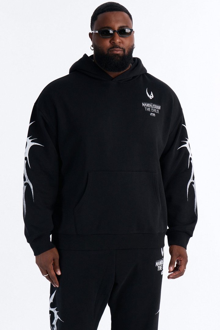 Star Wars Mandalorian The Child Hoodie - Black