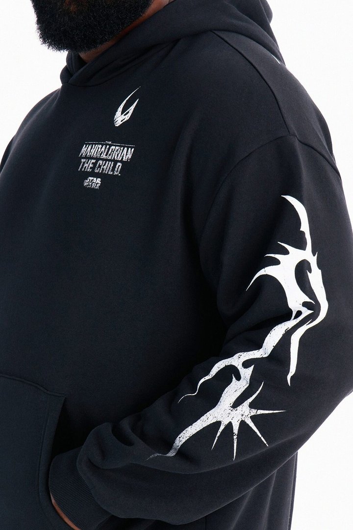 Star Wars Mandalorian The Child Hoodie - Black
