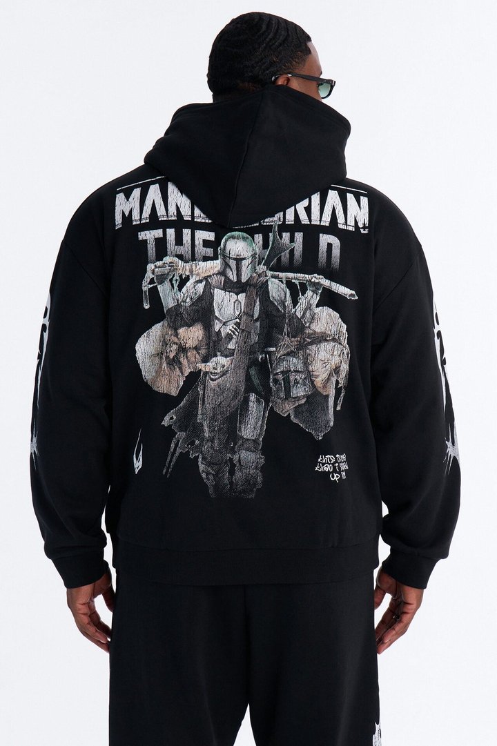 Star Wars Mandalorian The Child Hoodie - Black