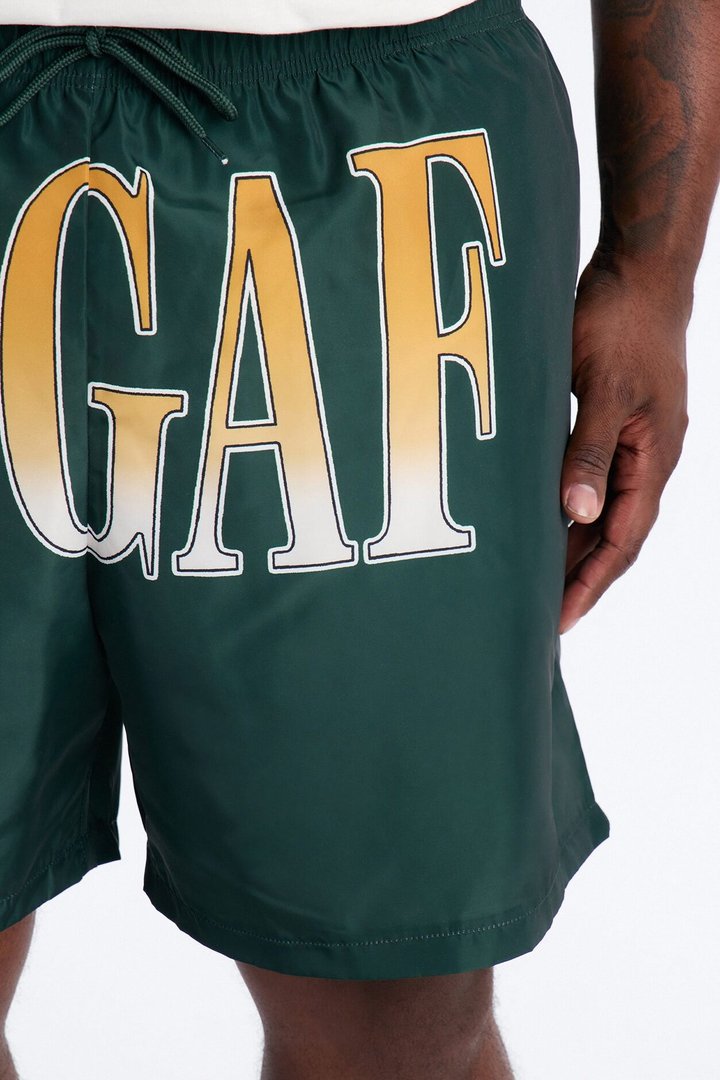 IDGAF Swim Trunk 7″ - Hunter Green