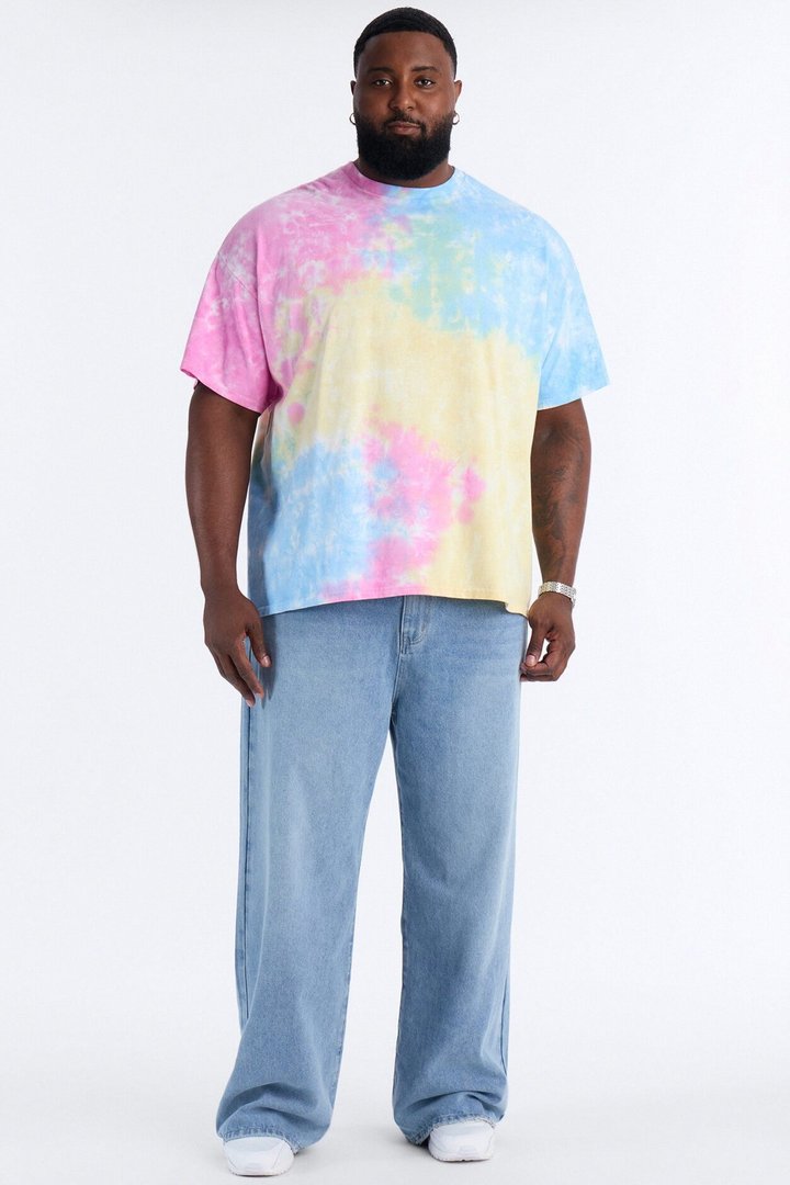 The Cloud Tie Dye Oversized Tee - Multi Color